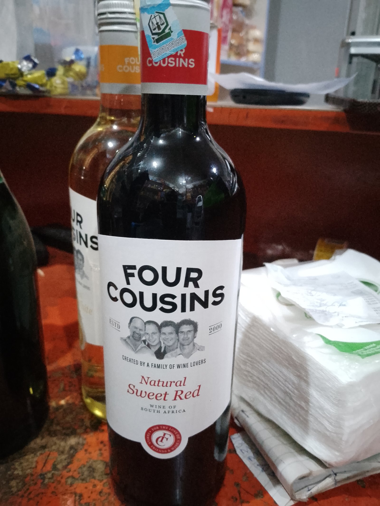 Wine-Four Cousins Red Wine 750ML